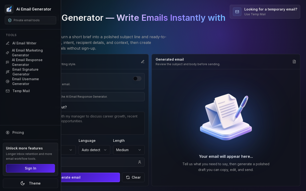 AI Email Generator