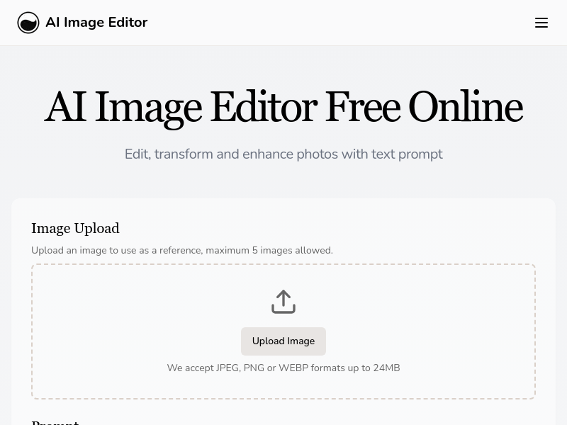 AI Image Editor