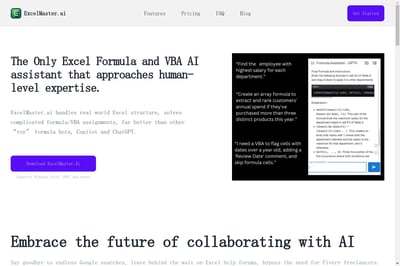 ExcelMaster.ai preview