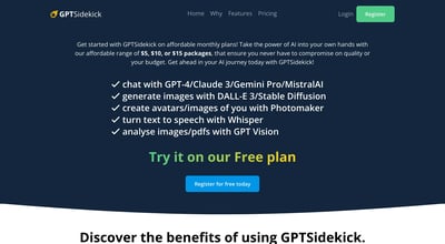 GPTSidekick 助手 preview