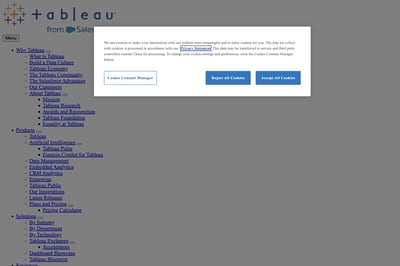 Tableau preview