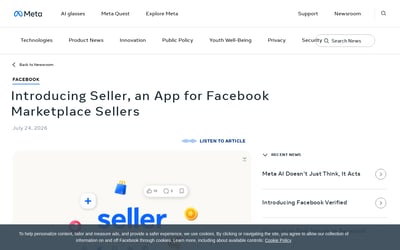 Seller by Facebook preview