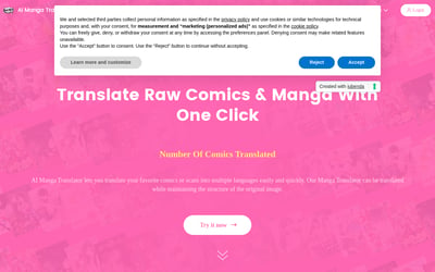AI Manga Translator preview