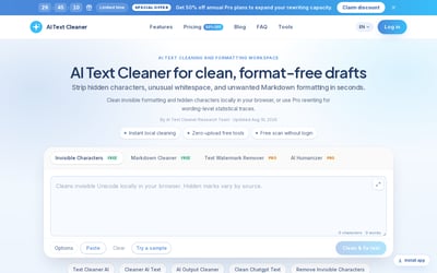 AI Text Cleaner preview