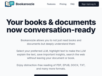 Bookaroozie preview
