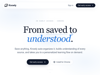 Knowly preview