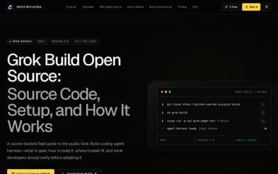 Grok Build Open Source preview