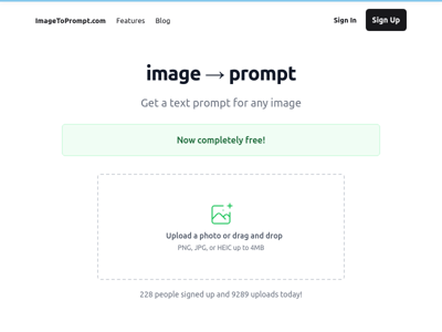 ImageToPrompt preview