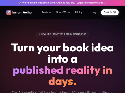 Instant Author preview