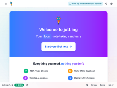 jott.ing preview