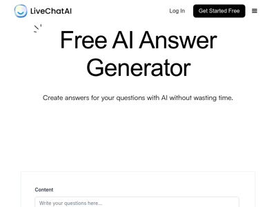 LiveChatAI preview