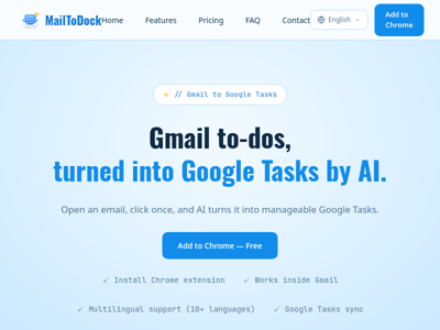 MailToDock preview