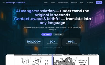 Manga Translator preview