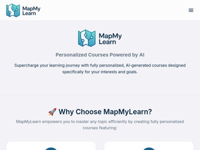 MAPMYLEARN preview