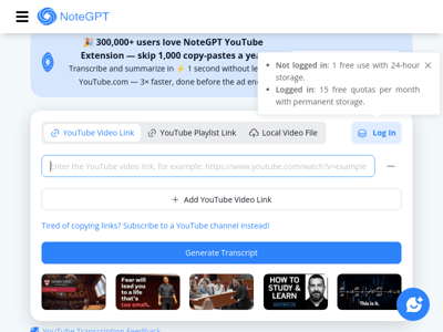 NoteGPT preview
