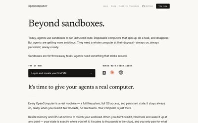 OpenComputer preview