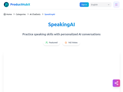 SpeakingAI preview