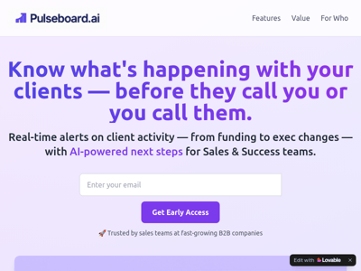 Pulseboard.ai preview