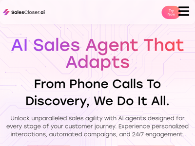 SalesCloser AI preview