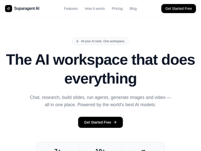 Suparagent AI preview