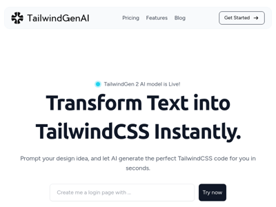 TailwindGenAI preview