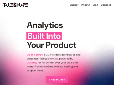 Analytics Built Into Your Product preview