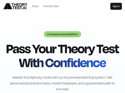 TheoryTest.ai preview