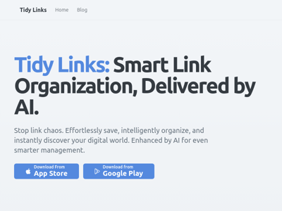 Tidy Links preview