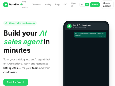Vendilo.ai preview