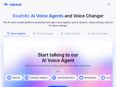 Voice AI preview