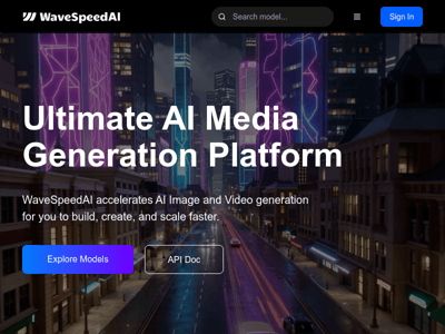 WaveSpeedAI preview