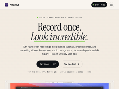 AfterCut preview