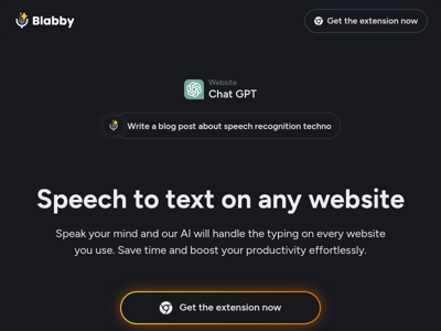 BlabbyAI preview