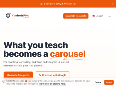ContentsPilot preview