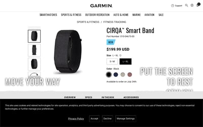 Garmin CIRQA™ Smart Band preview