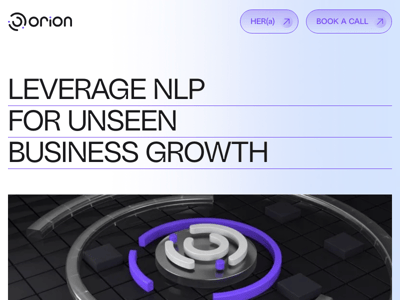 Orion AI Software preview