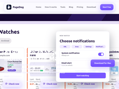 PageDog preview