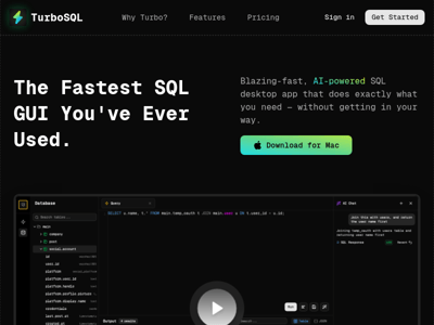 TurboSQL preview