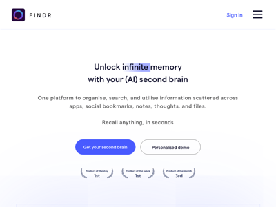 Findr preview