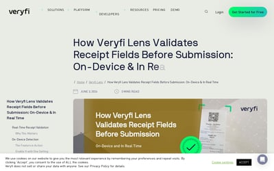 On-Device Field Extraction by Veryfi preview