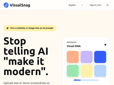 VisualSnag preview