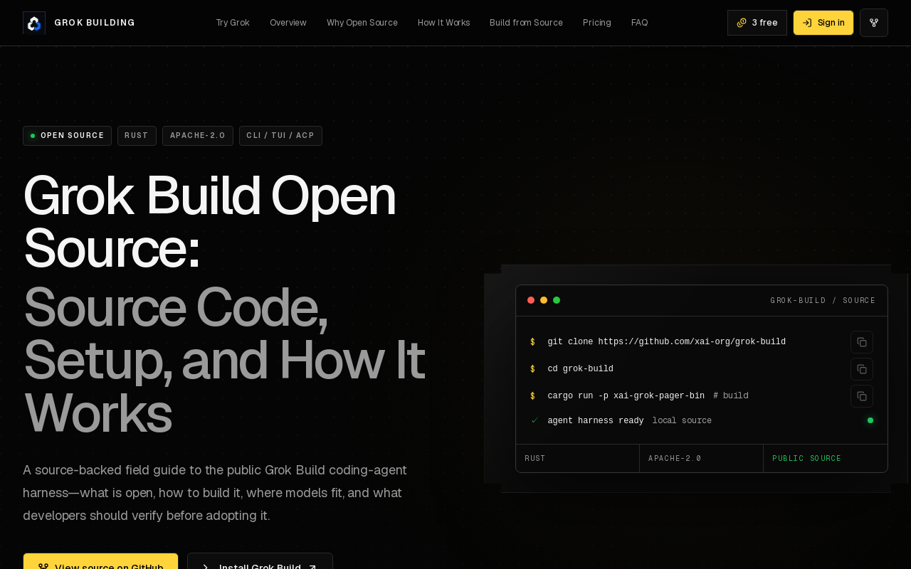 Grok Build Open Source