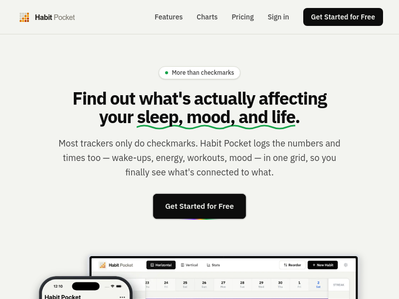 Habit Pocket