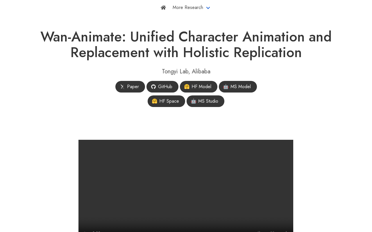 Wan animate