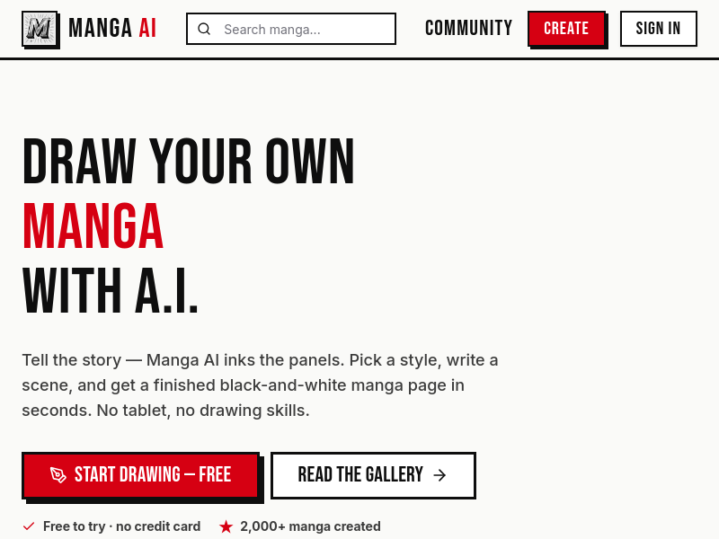 Manga AI