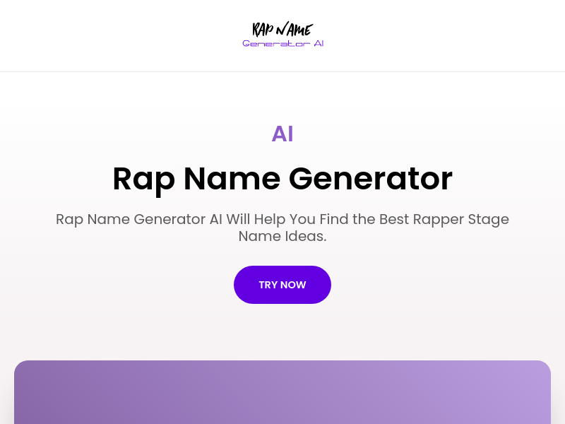 Rap Name Generator