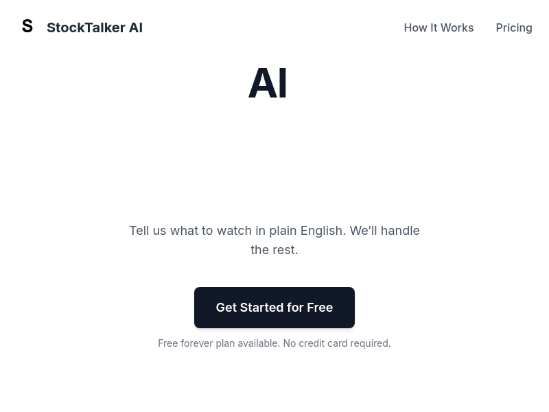 StockTalker AI