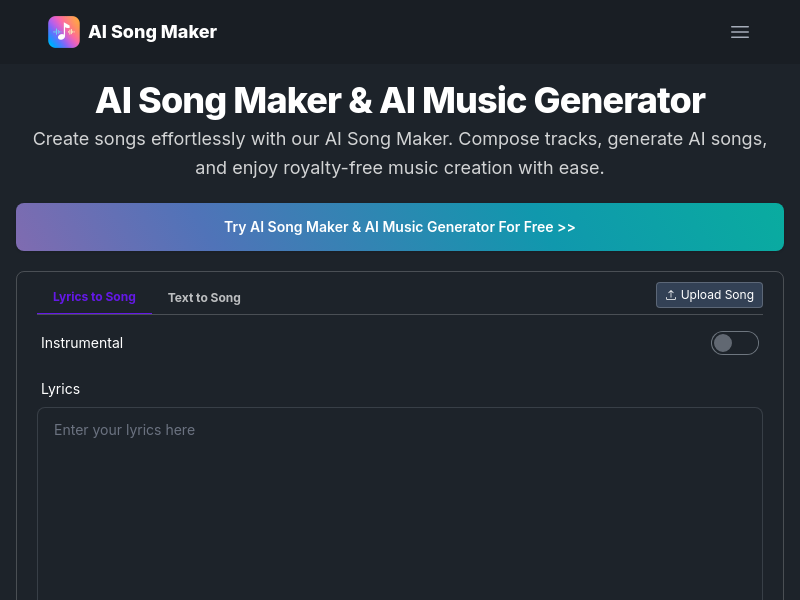 AI Song Maker